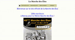 Desktop Screenshot of marche-des-elus.org