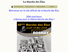 Tablet Screenshot of marche-des-elus.org